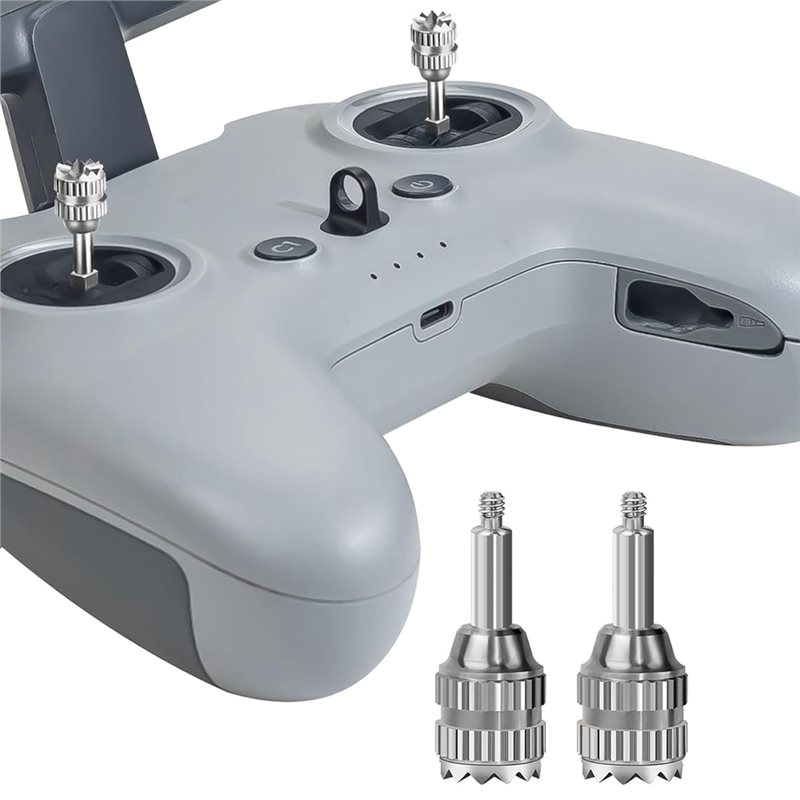 Drone Control Stick - Y47A Metall-Joystick-Steuerknöpfe für die DJI FPV-Fernbedienung,