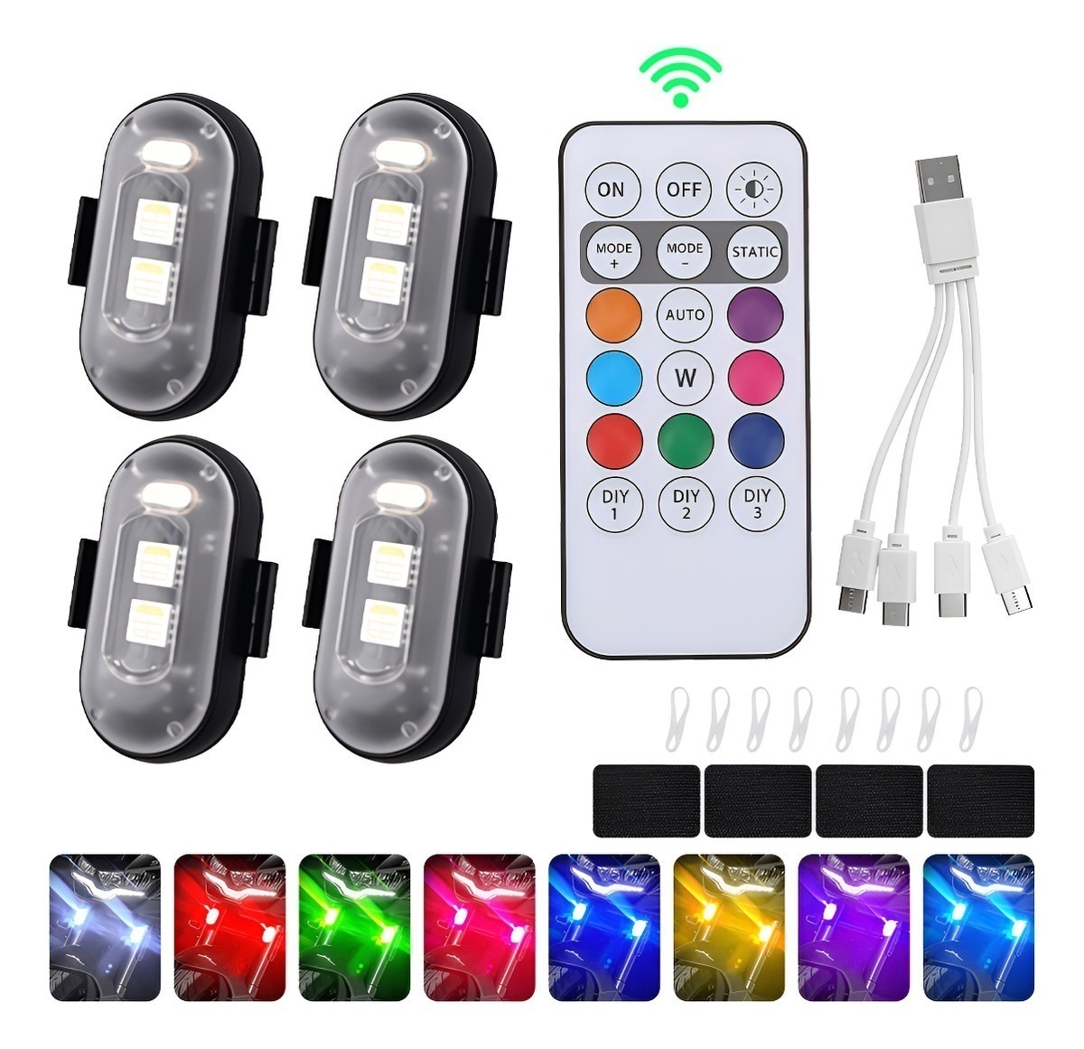 4 Stück LED-Stroboskoplichter  – Drone Strobe Light Bewertung und Preis