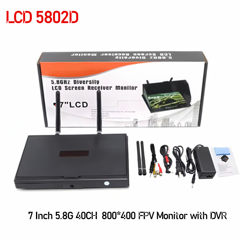 5,8G FPV DVR LS5802D 7-Zoll-Mo – Drone Controller Screen Bewertung und Preis